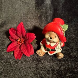 Vintage HOMCO Christmas Papa Bear Figurine #5600